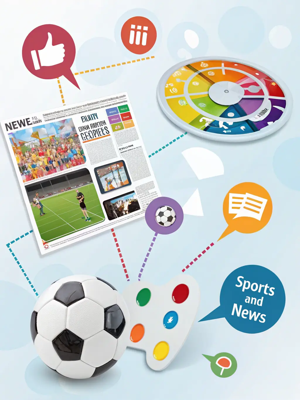 A visually appealing graphic representing PLR articles, showing snippets of text and various icons related to different niches.